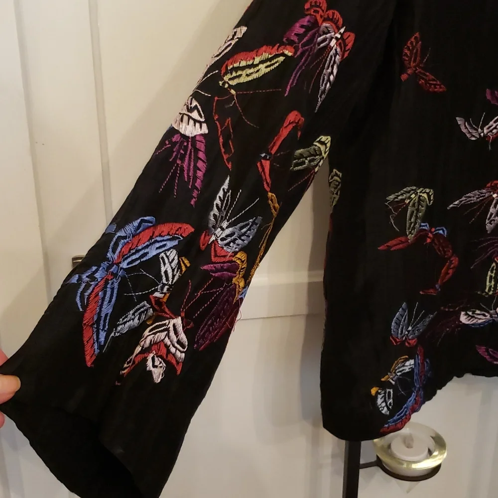 Citron brand silk cardigan asian inspired, Santa Monica - Picture 4 of 8